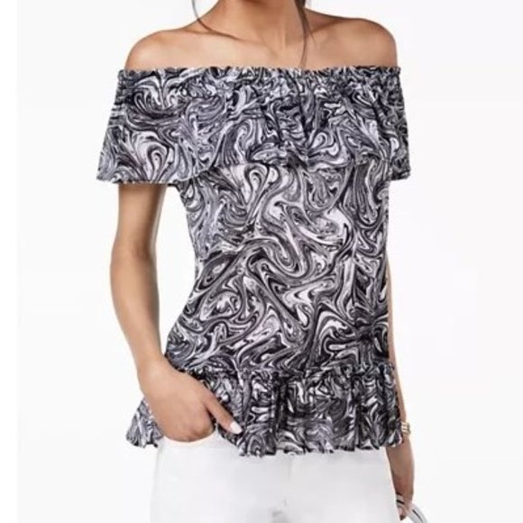 Michael Kors Tops - MICHAEL KORS Off Shoulder Top